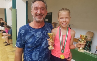 Molnár Liza két arany érmet szerzett a területi ranglista versenyen!